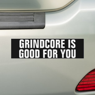 Grindcore ist gut für dich autoaufkleber