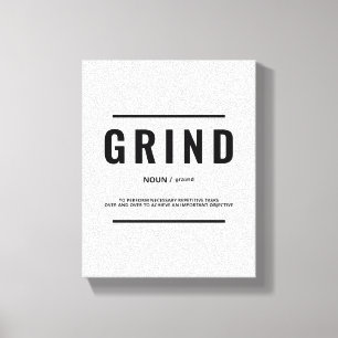 Grinddefinition   Motivierend Kostenvoranschlagsku Leinwanddruck