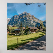 Grindelwald, Jungfrau Region Schweiz Print