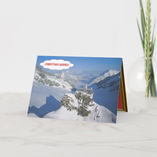 Grindelwald, Jungfraujoch Feiertagskarte (Vorderseite)