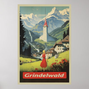 Grindelwald, Schweiz Poster