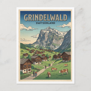 Grindelwald Schweiz Postkarte