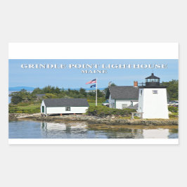 Grindle Point Leuchtturm, Maine Stickers