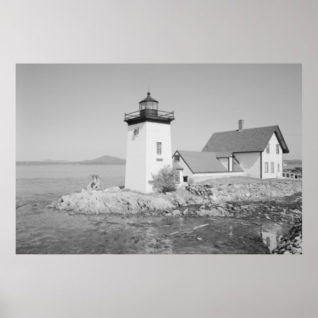 Grindle Point Leuchtturmstation Poster (Vorne)