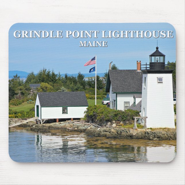 Grindle Point Lighthouse, Maine Mousepad (Vorne)