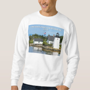 Grindle Point Lighthouse, Maine Sweatshirt