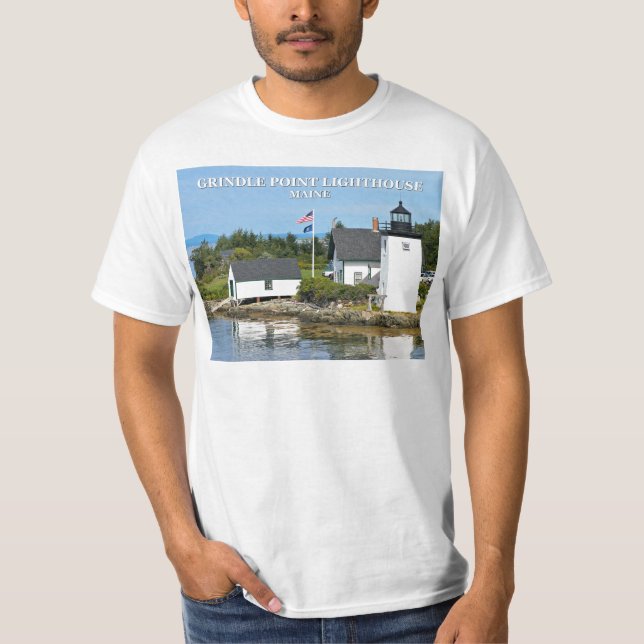 Grindle Point Lighthouse, Maine T - Shirt (Vorderseite)