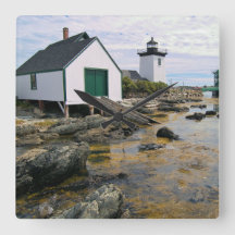 Grindle Point Lighthouse, Maine Wall Clock
