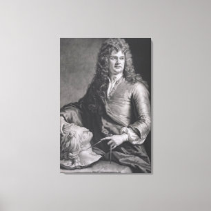 Grinling Gibbons (1648-1721) (litho) Leinwanddruck