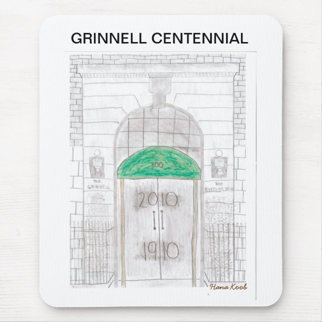 GRINNELL CENTENNIAL mousepad (Vorne)