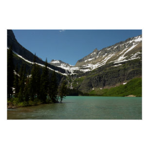 Grinnell Lake im Glacier-Nationalpark Poster