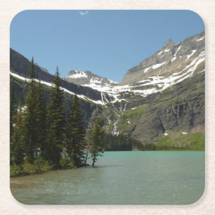 Grinnell Lake im Glacier-Nationalpark Rechteckiger Pappuntersetzer