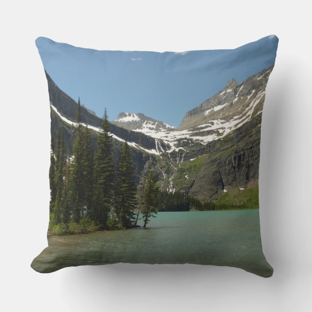 Grinnell See - Glacier Nationalpark Kissen (Vorderseite)