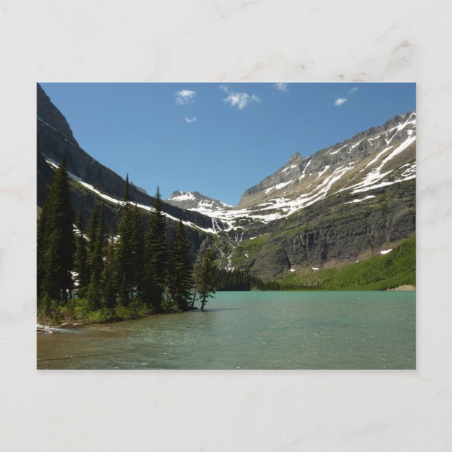 Grinnell See - Glacier Nationalpark Postkarte (Vorderseite)