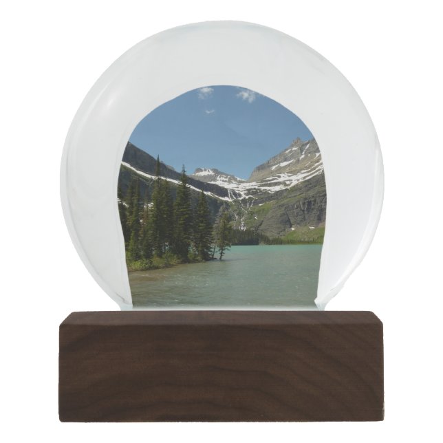 Grinnell See - Glacier Nationalpark Schneekugel (Vorderseite)