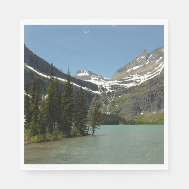 Grinnell See - Glacier Nationalpark Serviette (Vorderseite)