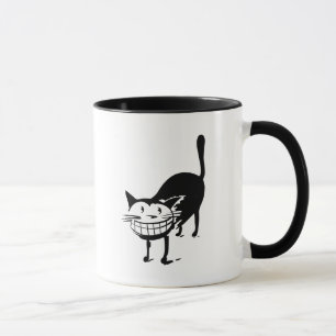 Grinning Cat Zwei-Tone-Kaffee-Tasse Tasse