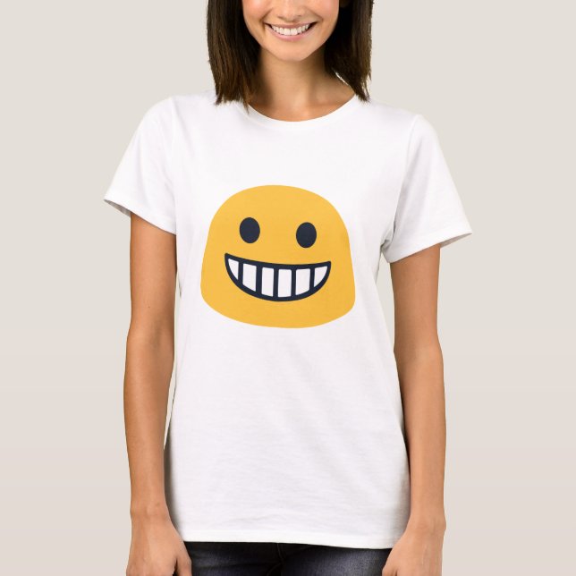 Grinning Emoji T-Shirt (Vorderseite)