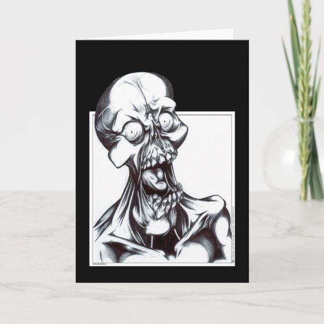 Grinning Ghoul Karte (Vorderseite)