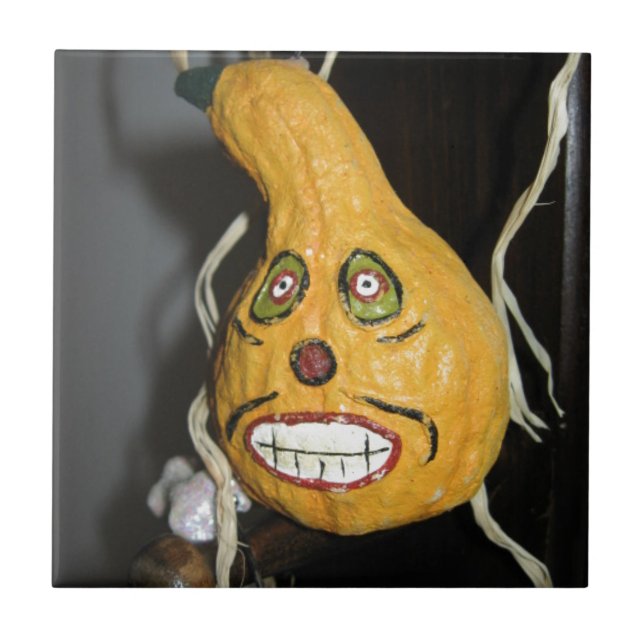 Grinning Gourd Fliese (Vorderseite)