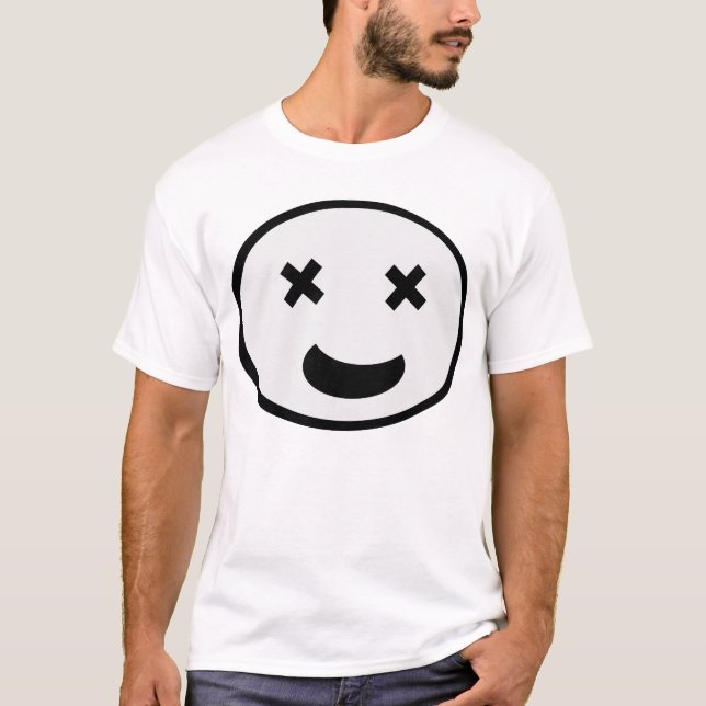 Grinning Like a Loon – Silly Expression Art T-Shirt (Vorderseite)