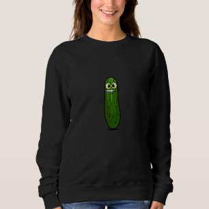 Grinning Pickle Face Sweatshirt