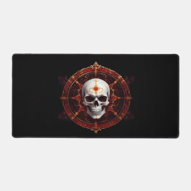Grinning Skull - Schreibtischmatten (Vorderseite)