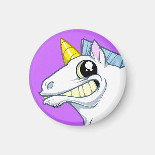 Grinning Unicorn Magnet