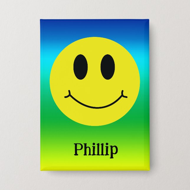 Grinnwand Classic Personalisiert Button (Vorderseite)