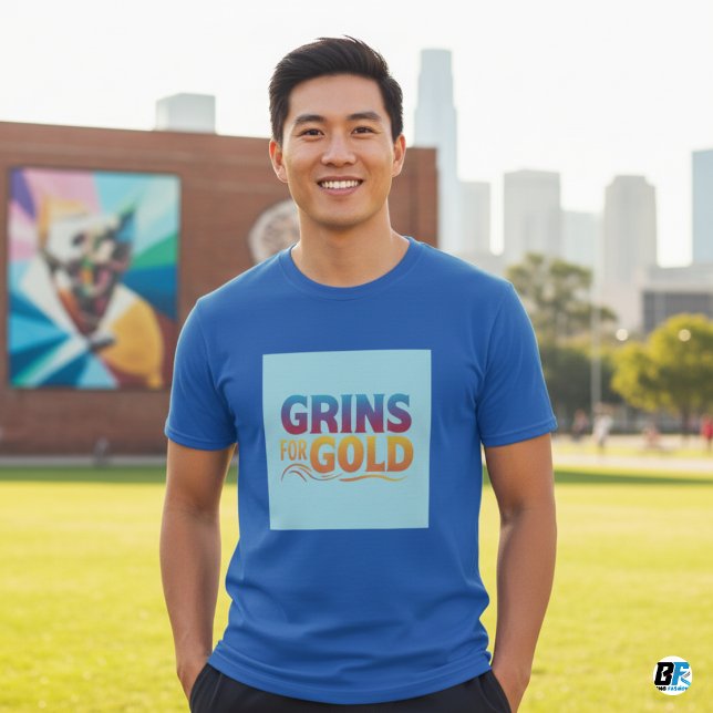 Grins für vergoldete T - Shirt (Von Creator hochgeladen)