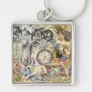 Grinsekatze Alice Wunderland Klassiker Schlüsselanhänger