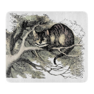 Grinsekatze Alice Wunderland Klassiker Schneidebrett
