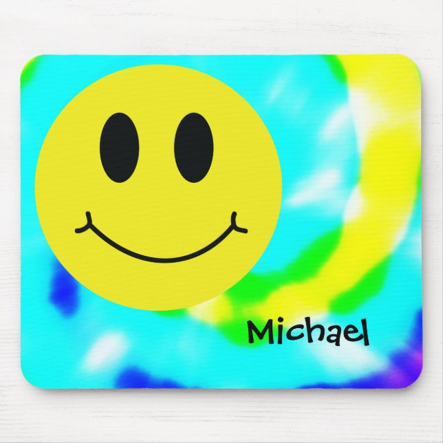 Grinsen-Gesichts-Klassiker Mousepad (Vorne)