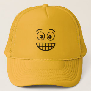 Grinsen mit offenen Augen Truckerkappe