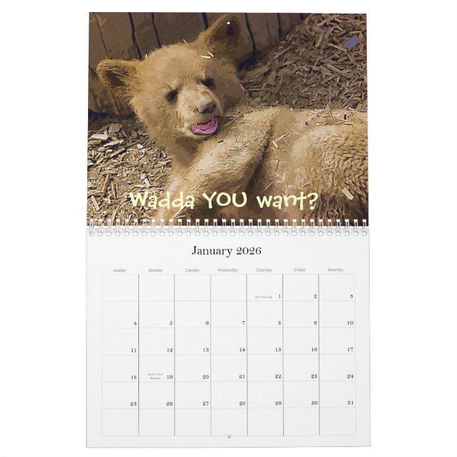 Grinsen Sie und tragen Sie es - besonders Kalender (Jan 2026)