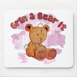 grinsen und es mousepad tragen