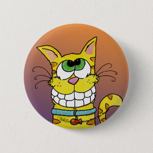 Grinsenkatze Button