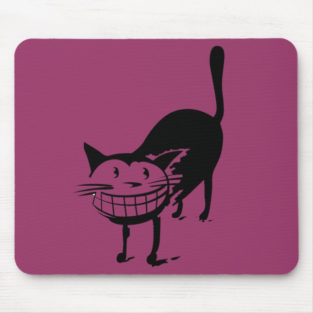 Grinsenkatze Mousepad (Vorne)