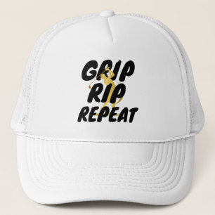 Grip Rip Repeat Grip It And Rip It Golf Truckerkappe