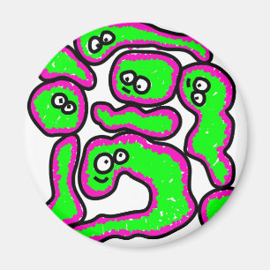 Grippe-Virus Magnet