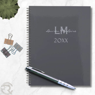 Gris ardoise élégant minimaliste professionnel d'e