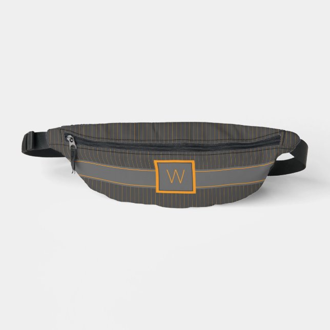 Gris avec rayures orange (Recto)
