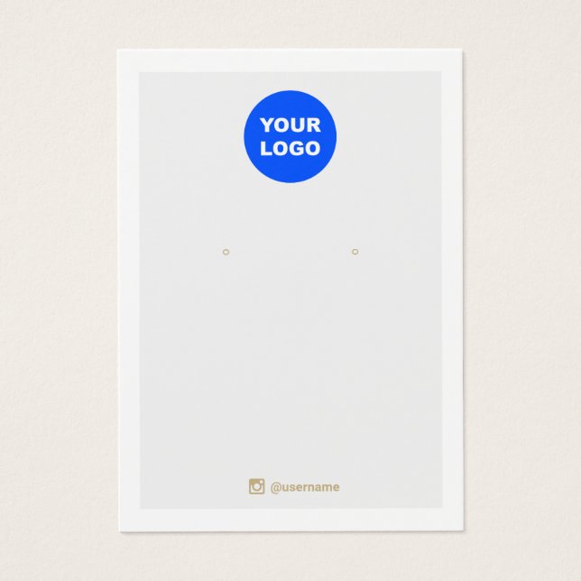 Gris Blanc Ajouter Logo Écran d'oreille Écran Médi (Devant)