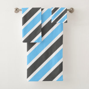 Gris bleu ciel moderne rayures diagonales