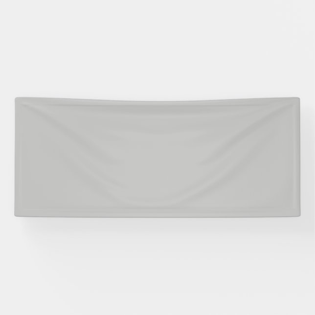 Gris clair #C1C1C1, bannière Kangaroo Vinyl (Horizontal)