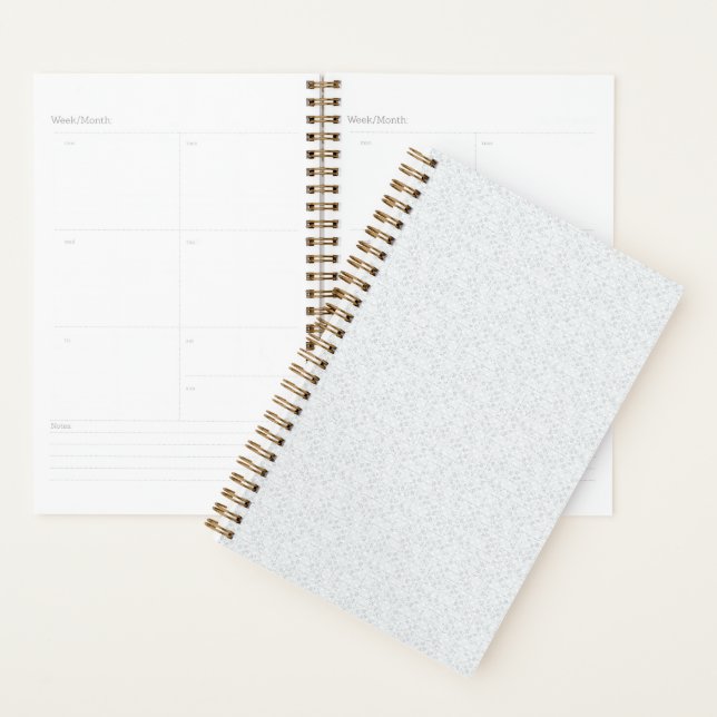 Gris Clair Floral Géométrique | Motif Été Moderne (Devant avec enveloppe)