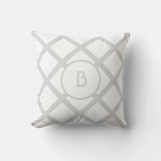 Gris Coussins monogrammes (Recto)
