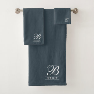 Gris de charbon de bois monogramme
