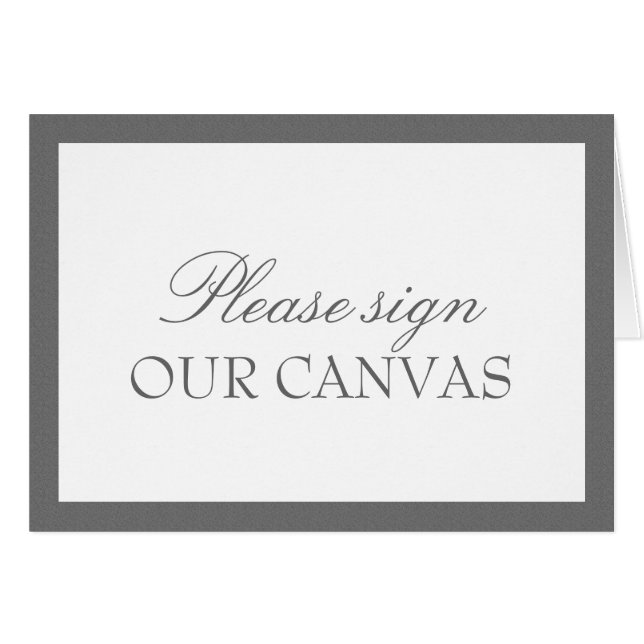 Gris et blanc| Mariage (Devant Horizontal)