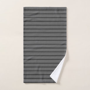 Gris et charbon de bois cinq bandes motif